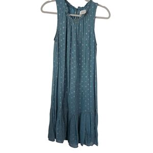 Anthropologie Blue Midi Dress